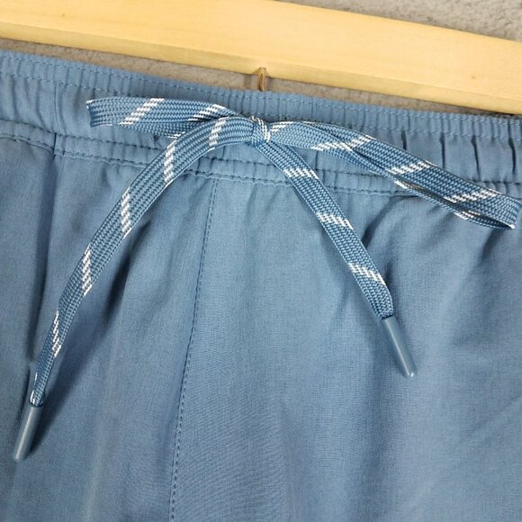 NEW Lands' End Swim Shorts Adult Large Blue UPF 50 Lined Hybrid Beach Summer Men - Picture 3 of 14